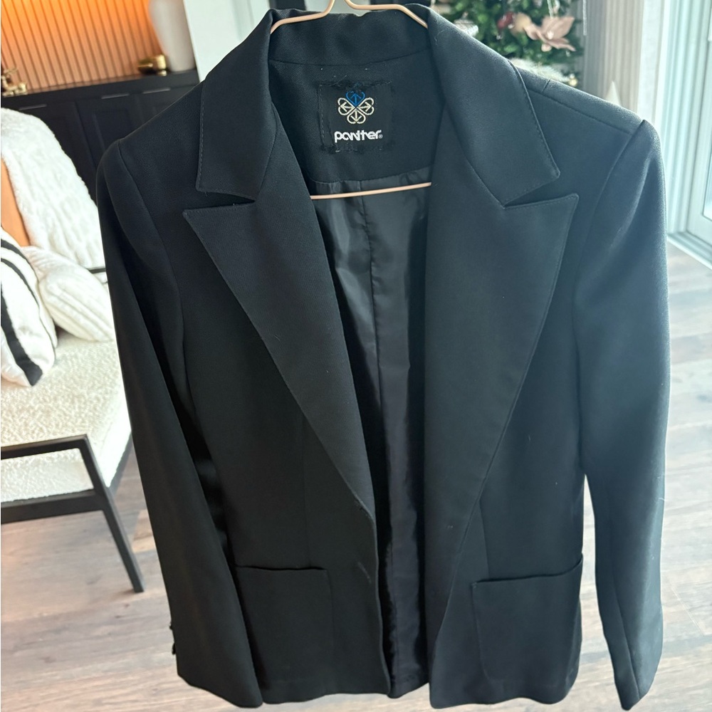Black Equestrian Show Jacket by Portner